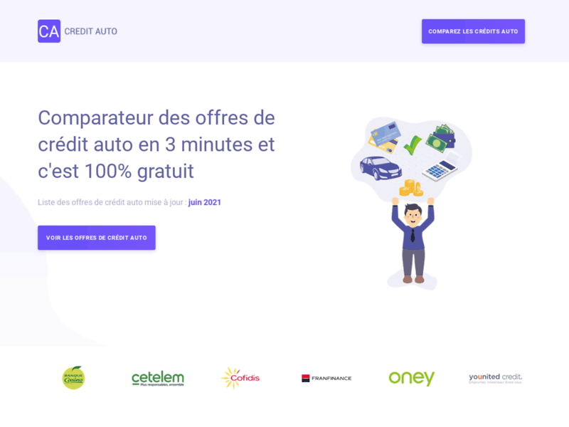 Simulateur gratuit de crédit auto en ligne