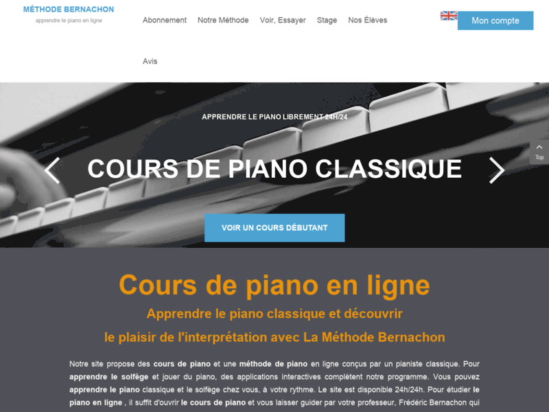 Cours de piano facile