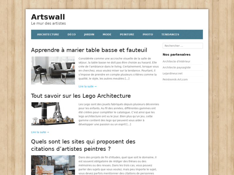 Artswall, blog pour artistes