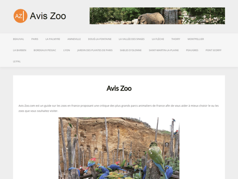 Le guide des zoos de France