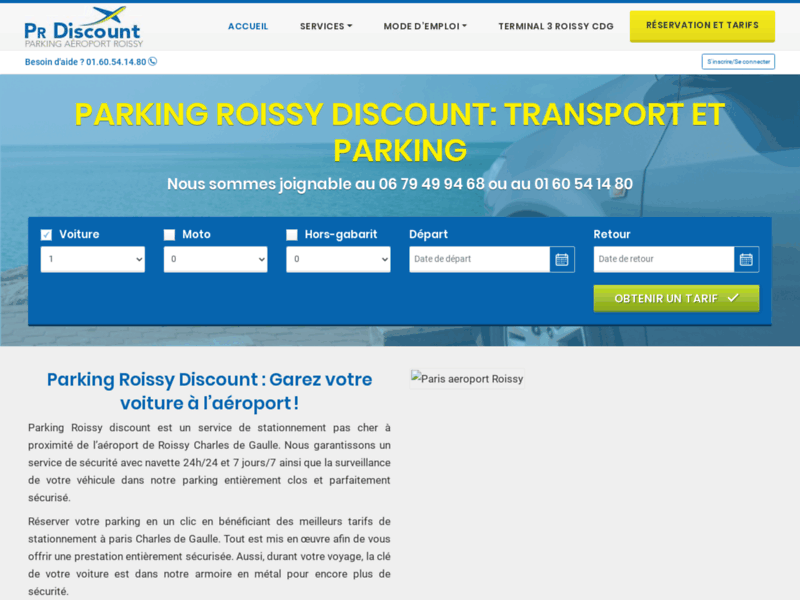 Parking Roissy Discount à Roissy Charles de Gaulle-Parking Roissy Discount