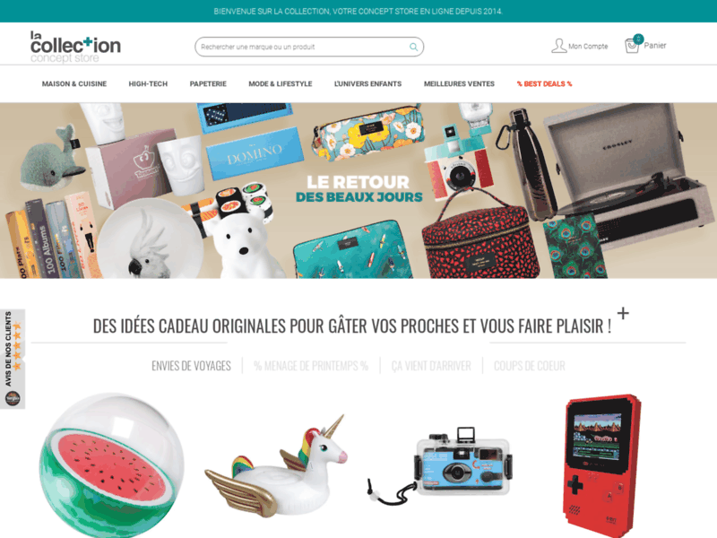 La Collection, cadeaux originaux et tendances