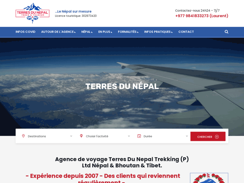 Terres du Nepal agence de voyage et trek
