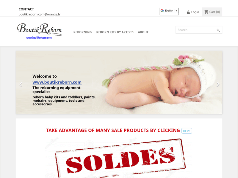 La boutique du Reborning. Vente kits et fourniture