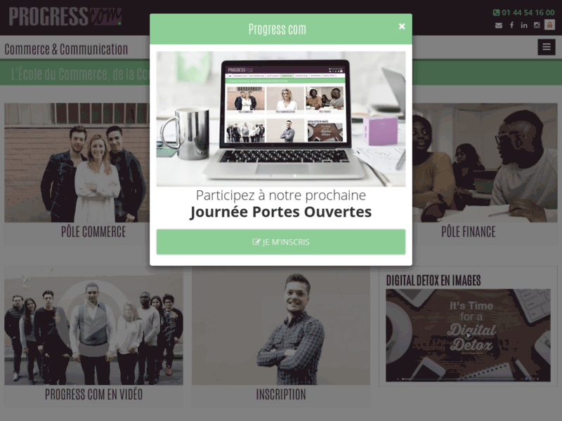 Progress Com - École Communication, commerce et fi