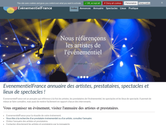 Evenementielfrance événementiel et spectacles.