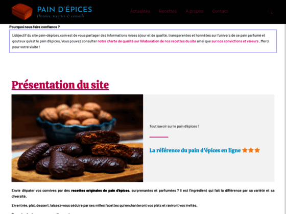 Pain d'épices.com