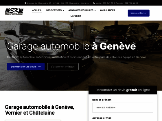 Reskue Automobile Genève