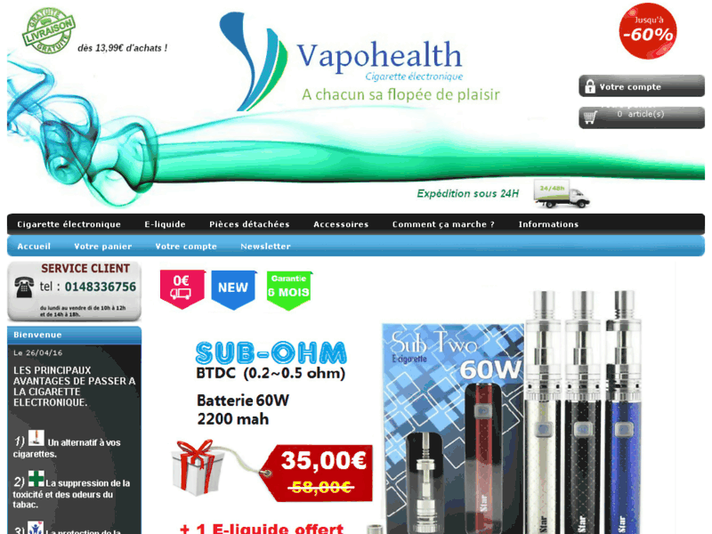 vente cigarette electronique