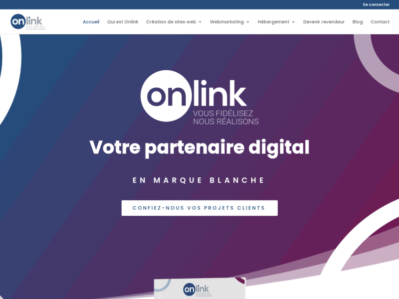 Onlink: création site internet en marque blanche