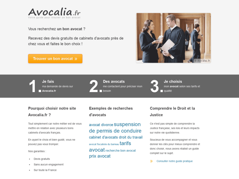 Choisir le meilleur guide d'avocat avec avocalia