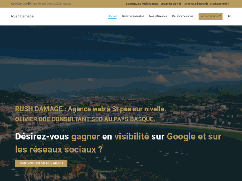 Agence web à biarritz au pays basque 