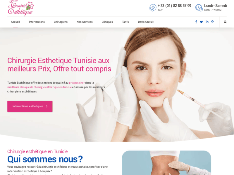 Chirurgie esthétique en Tunisie