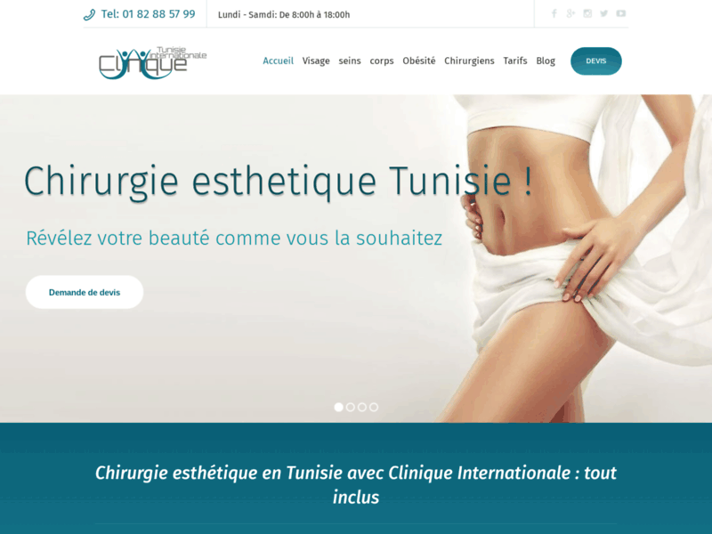 Chirurgie esthetique Tunisie