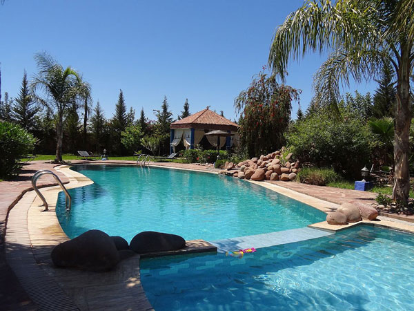 Location villa privée à Marrakech avec grande piscine sans vis-à-vis