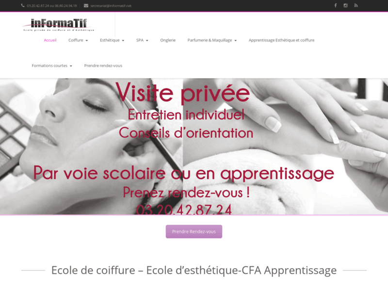 Ecole de coiffure et d'Esthetique, Informatif - Lille