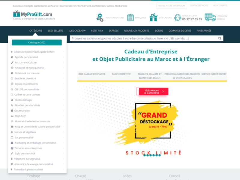 Myprogift  Objets publicitaires et cadeaux d'entreprise au Maroc