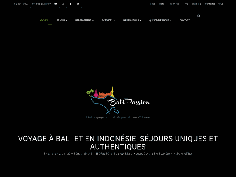 Voyage Bali et en IndonÃ©sie | Location Villa Bali