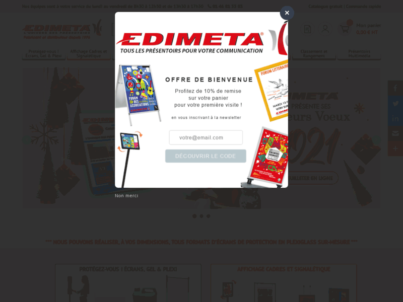 Edimeta - Exposer - Afficher - Présenter 