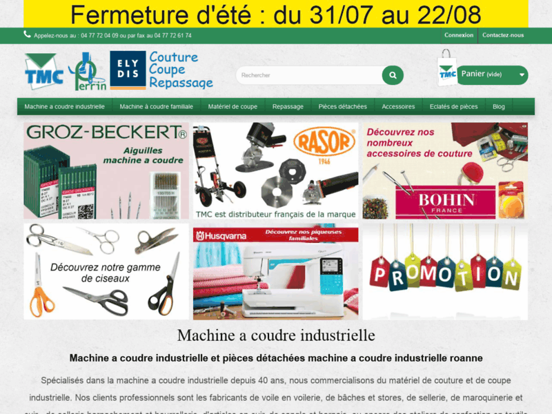 Machine a coudre industrielle et pieces detachees