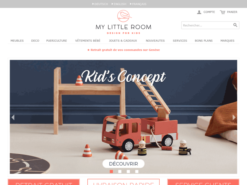 Mylittleroom.ch/fr : tout pour la chambre d'enfant